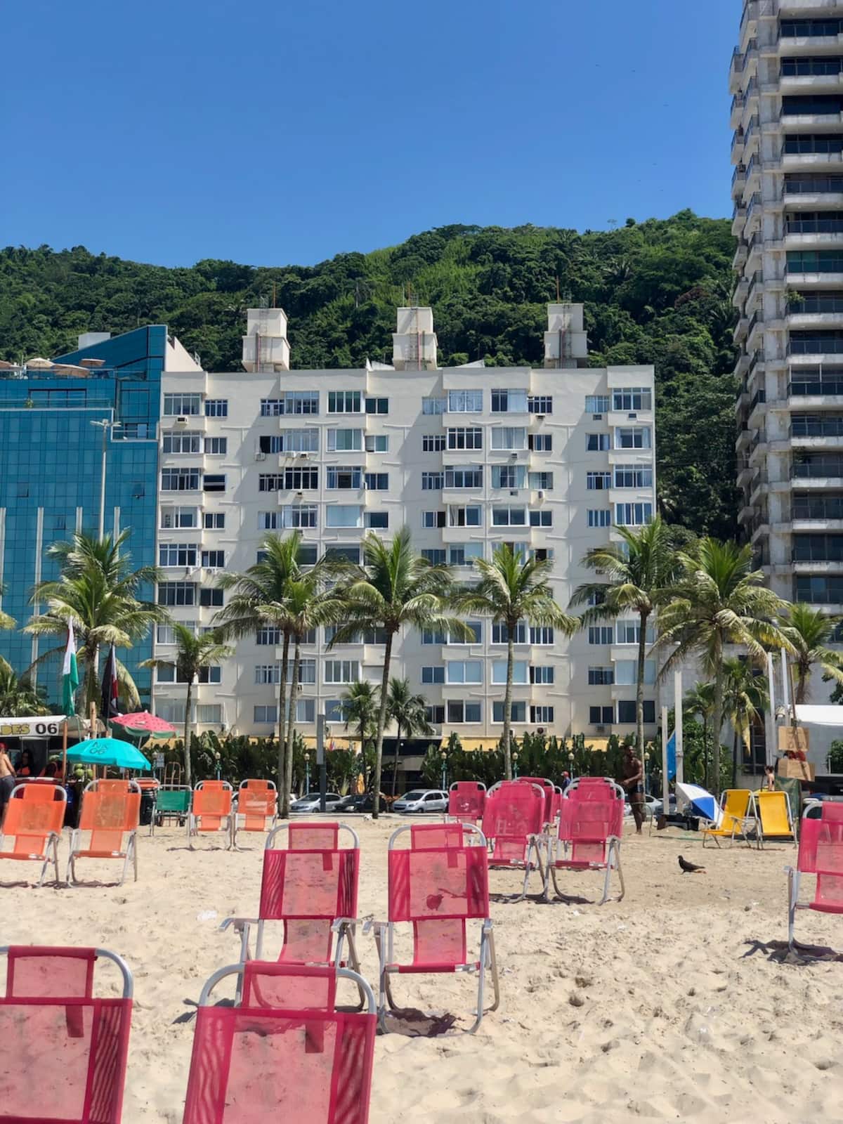 BellevueRio building seen from Leme beach